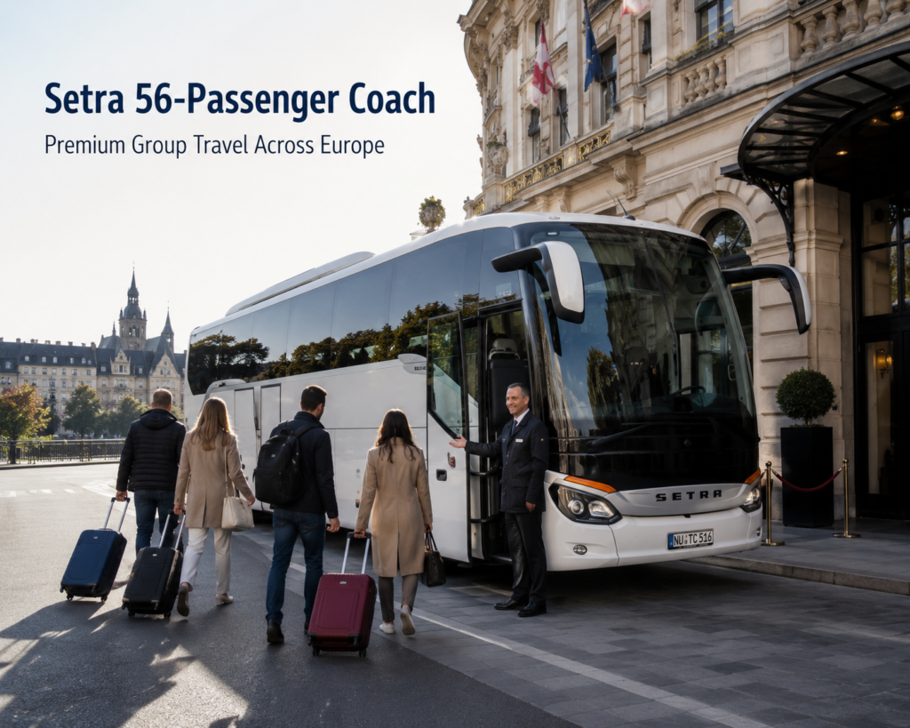Luxury executive coach for Corporate Coach Hire Barcelona services