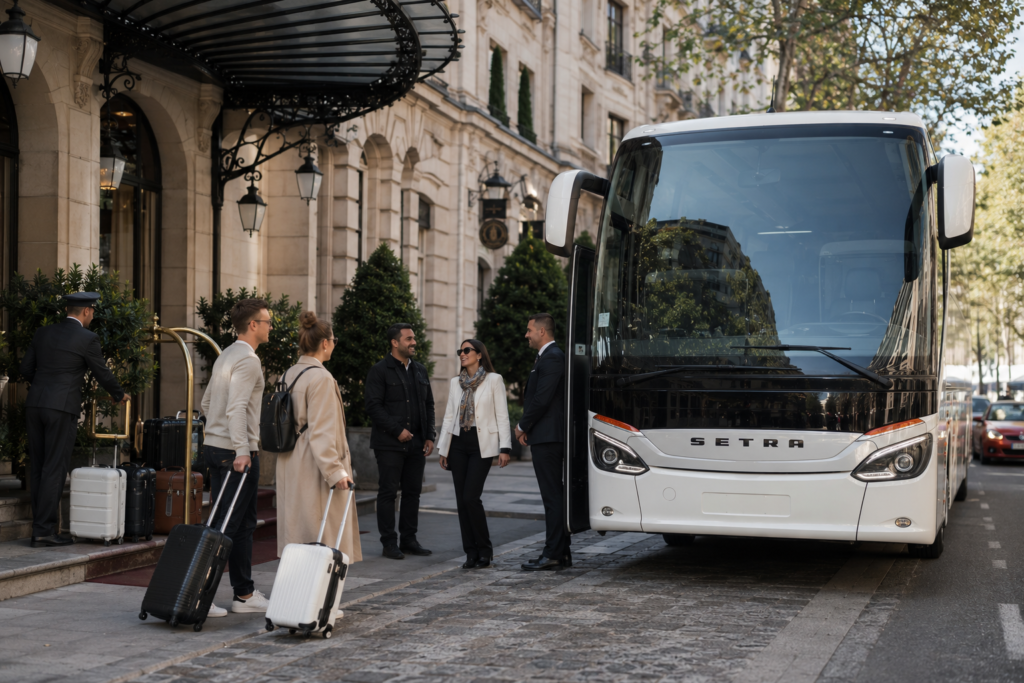 Coach hire from Ghent to Bruges for group travel