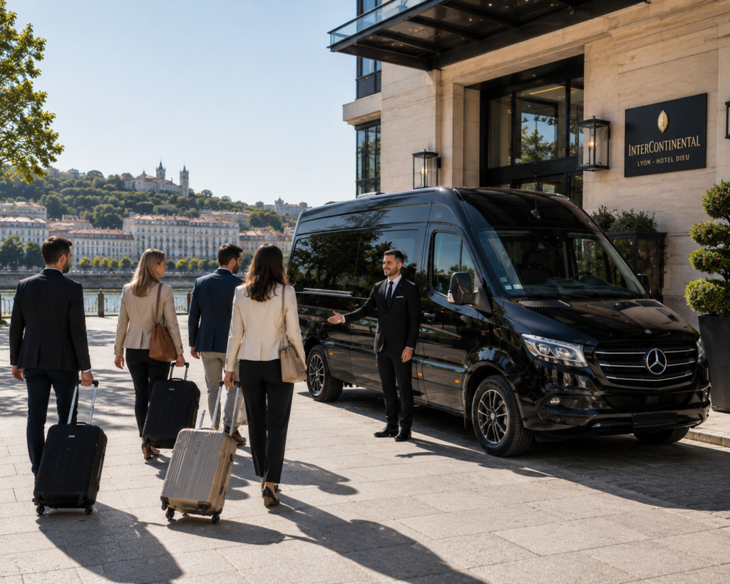 Mercedes Sprinter chauffeur service in Munich for group travel